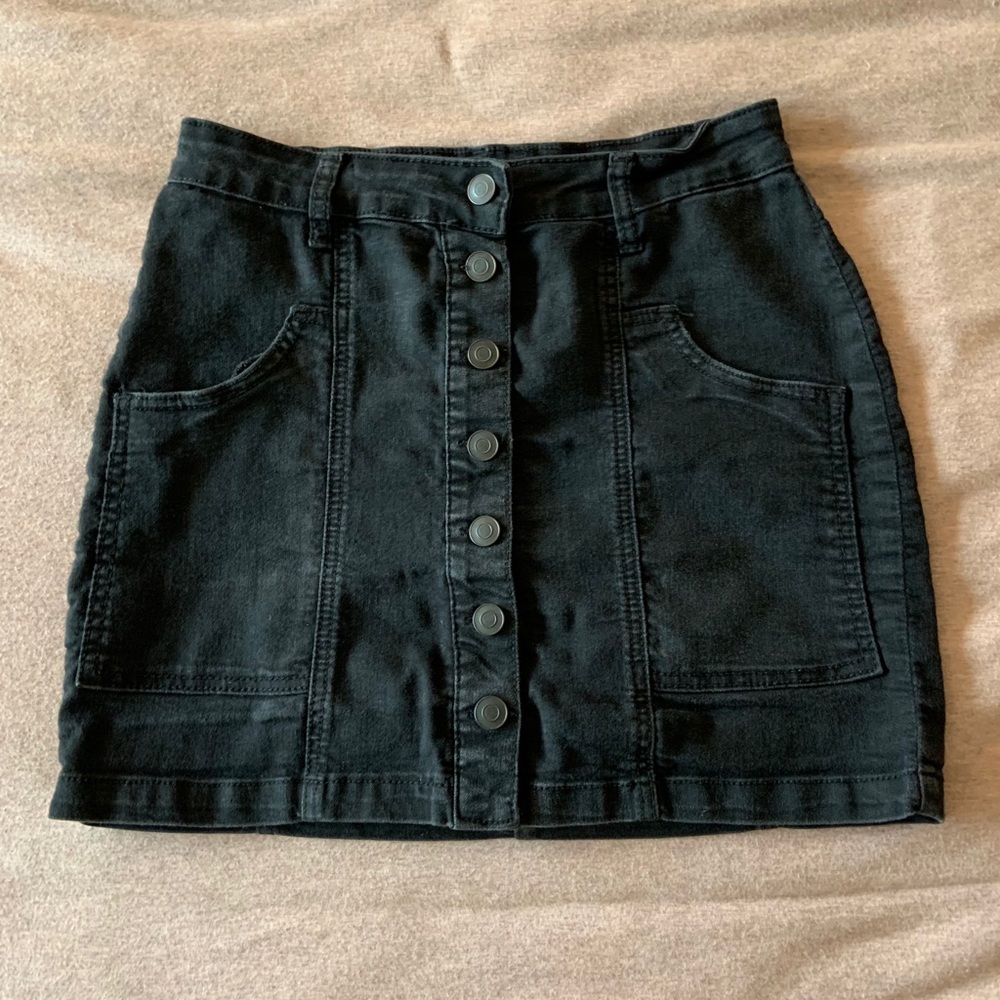 Black Brandy Melville Mini Skirt